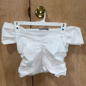 Zara crop blouse